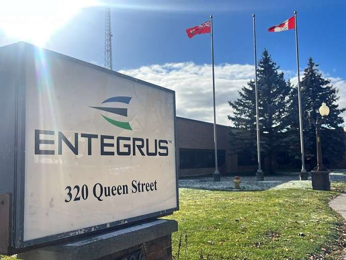 Entegrus helping with ice storm recovery