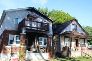 Two homes damaged by fire on Aubin Rd. Windsor August 12, 2015.  (Photo by Adelle Loiselle)