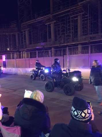 The Chatham Santa Claus  Parade progresses through downtown Chatham, November 14, 2014. (Photo by Mike James)