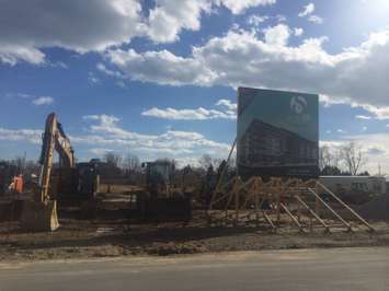 The site of the Piroli Seacliff Square development in Leamington on March 30, 2015. (Photo by Ricardo Veneza)