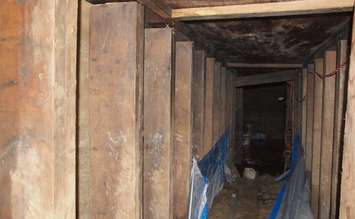An underground tunnel discovered in a Toronto park. Photo courtesy of Toronto Police. 