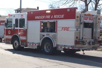 A pumper truck for Windsor Fire and Rescue. Blackburn News file photo.