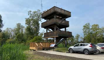 The Holiday Beach Hawk Tower, provided by ERCA. 