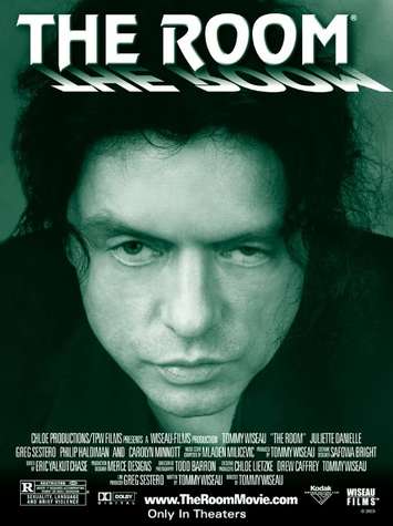 Promotional poster for The Room (courtesy of Wiseau Films)