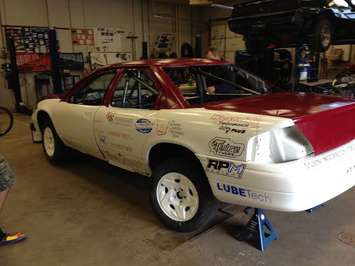 Race car preparation at JMSS May 19 2015 (Photo by Simon Crouch) 