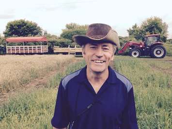 Agronomist Peter Johnson July 8, 2015 (Photo by Simon Crouch) 