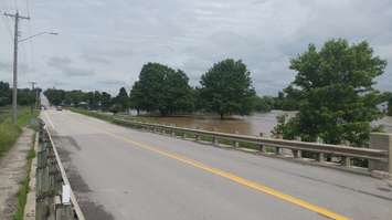Flooding in Drayton. June 23rd, 2017 (Photo submitted by Brian Elliot)