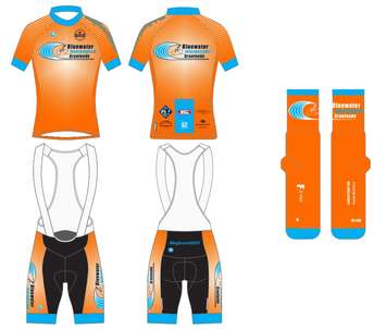 Bluewater International Granfondo orange jersey.  Submitted photo. 