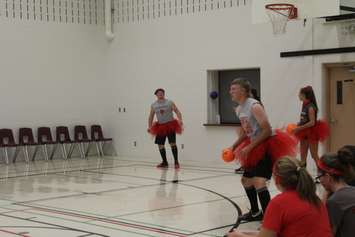 Red Feather's dodgeball game at Chatham Christian High School. Tuesday September 20, 2016. (Photo by Natalia Vega) 