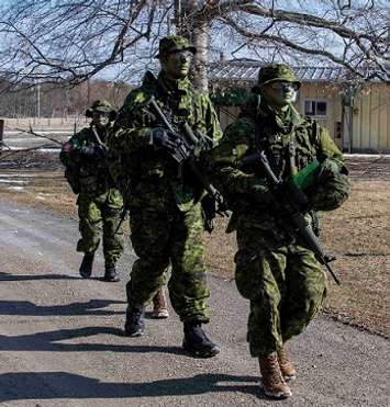 Soldiers conduct training. Submitted photo DND / Canadian Armed Forces, 2022.
