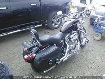 2005 Harley Davidson Sportster, photo courtesy of the Sarnia Police Service. 
