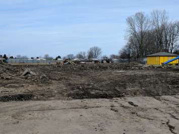 Bluewater Fun Park demolition Feb. 17, 2017 (Photo by Jake Jeffrey)