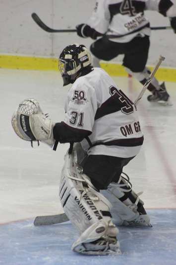 The Chatham Maroons take on the Sarnia Legionnaires, September 9, 2015. (Photo courtesy of Jocelyn McLaughlin)