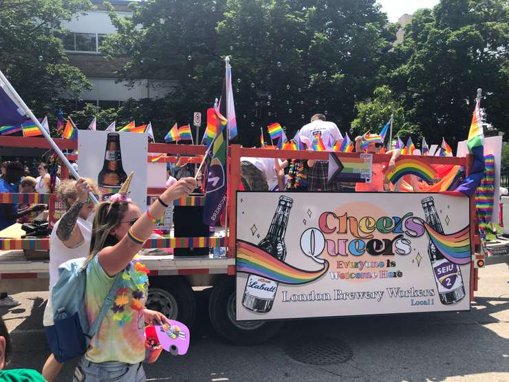 London Pride Brewery Workers (Photo courtesy of Scott Kitching, Blackburn Media)