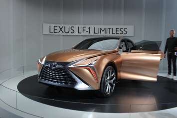 The Lexus LF-1 Limitless concept vehicle is displayed the North American International Auto Show in Detroit, January 15, 2018. Photo by Mark Brown/Blackburn News.