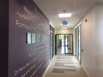 Inside the new animal shelter in Chatham. May 23, 2019. (Photo courtesy of Sophie Marvell and Kiana Mailloux)