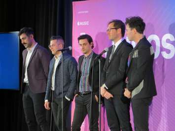 The Arkells at the 2019 Juno Gala Dinner and Awards at the London Convention Centre, March 16, 2019. (Photo by Miranda Chant, Blackburn News)