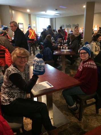 Pre-Walk Gathering. Saturday, February 23. (Photo submitted by Al Baker)
