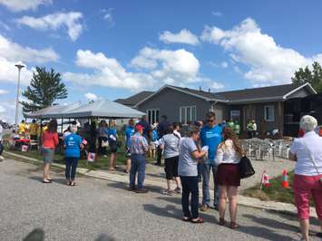 Habitat for Humanity Sarnia-Lambton's latest home build on Scenic Dr. in Watford. July 14 / 2017 (Photo by Sue Storr)