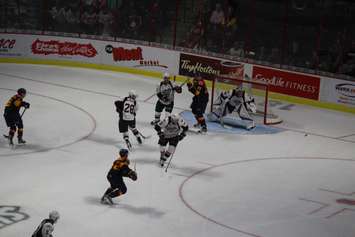 The Windsor Spitfires open the 2016-17 OHL season at home against the Erie Otters on September 22, 2016. (Photo by Ricardo Veneza)