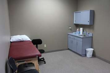 One of the rooms at the Chatham Physiotherapy Clinic. November 22, 2016. (Photo by Natalia Vega)