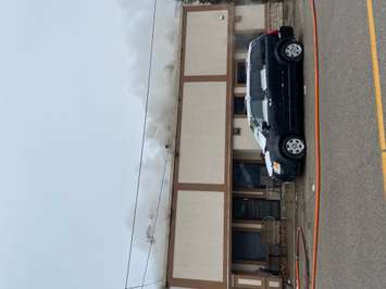 The scene of a fire on Dover Centre Line. December 29, 2021. (Photo courtesy of Chatham-Kent Fire and Emergency Services)