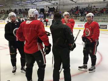 The Senators practice in Lucan. (Photo by Ryan Drury)