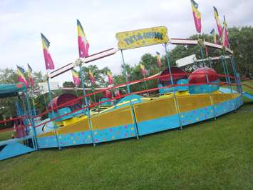 People of all ages enjoy the rides and entertainment at the Tilbury Kinsmen Summer Festival, June 14, 2015. (Photo by the Blackburn Radio Summer Patrol)