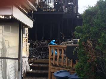 Murphy Rd. House Fire June 25, 2015. BlackburnNews.com photo by Aaron Zimmer.